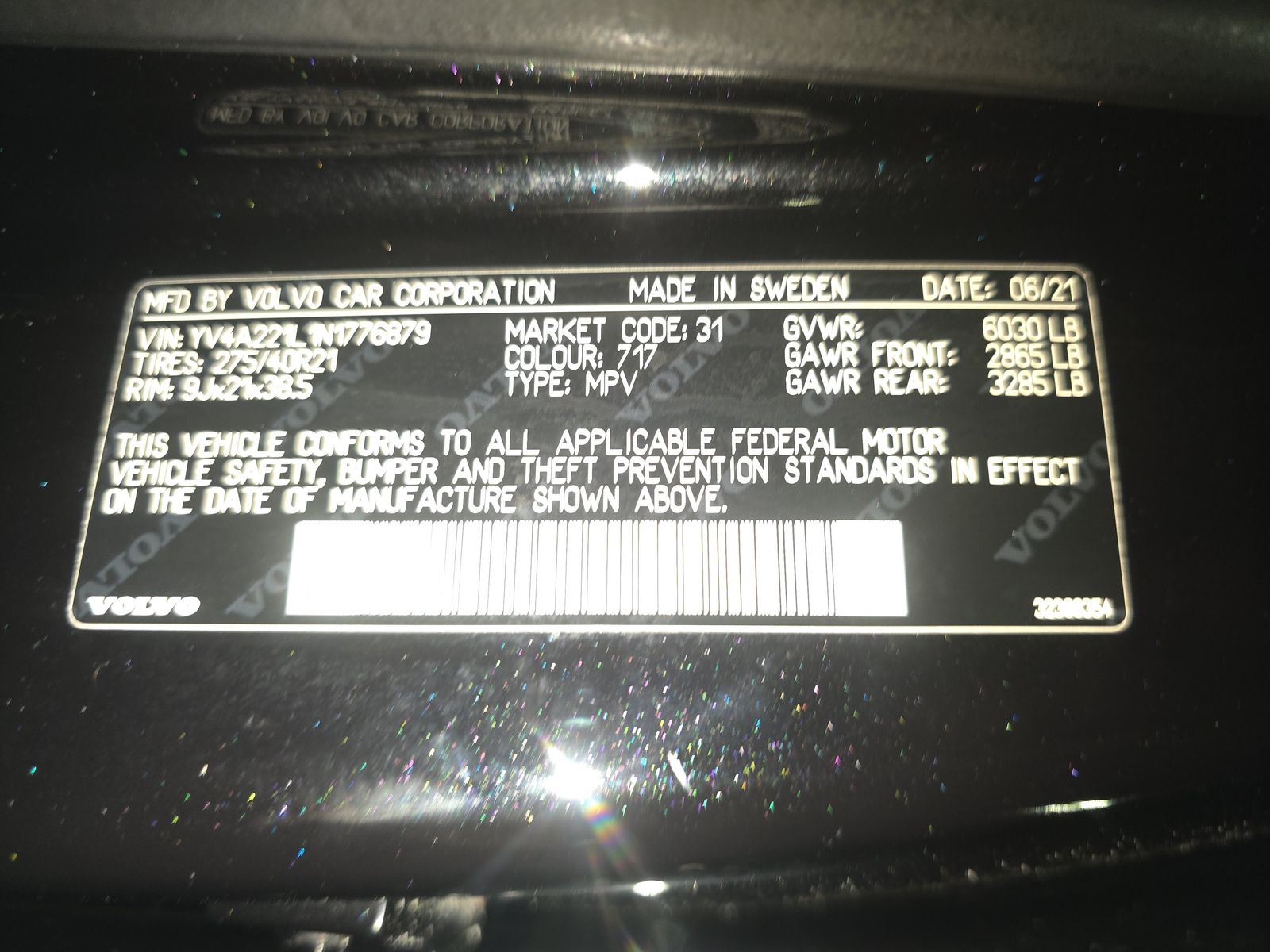 2022 Volvo XC90 T6 Inscription AWD