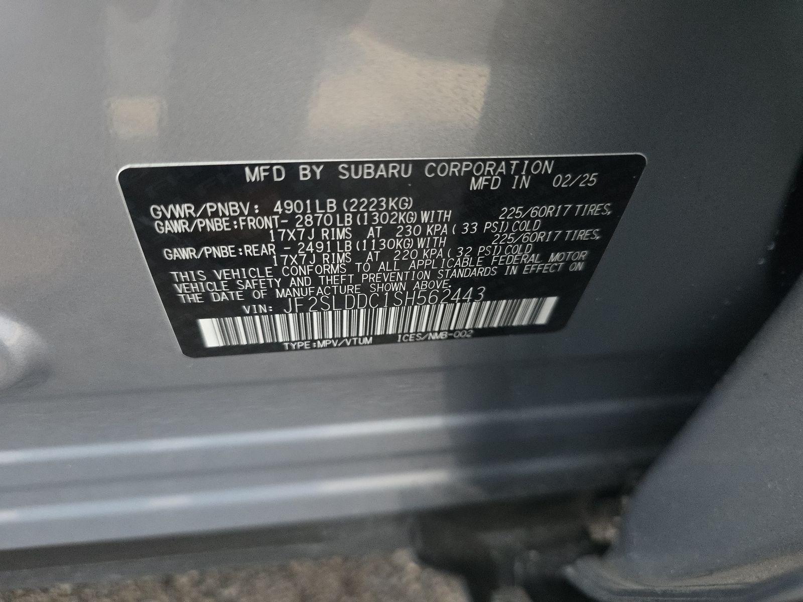 2025 Subaru Forester Premium AWD