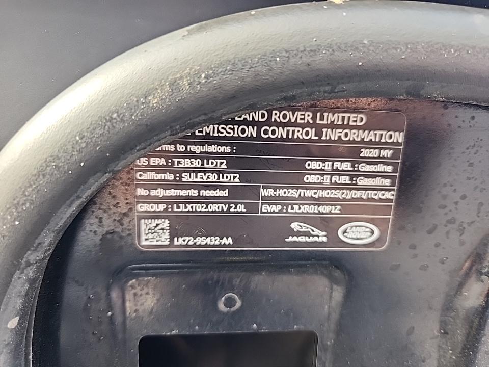 2020 Land Rover Range Rover Evoque SE AWD