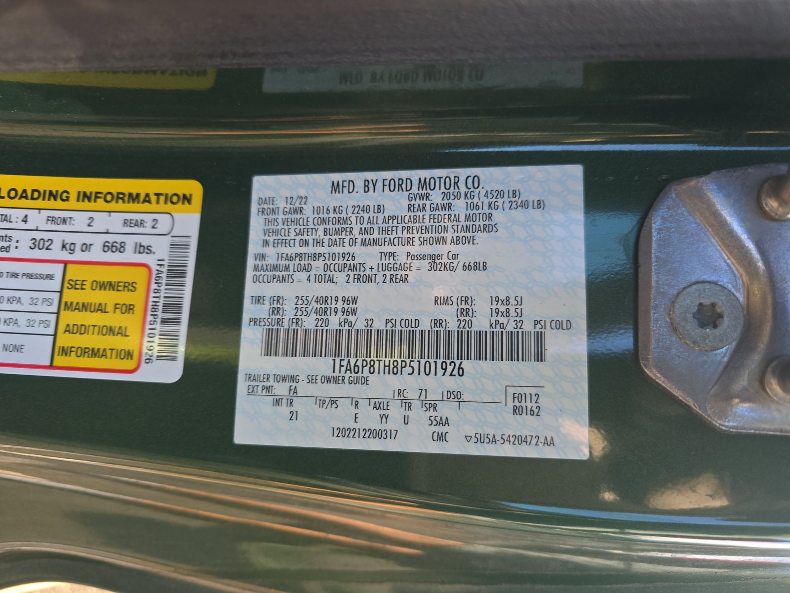 2023 Ford Mustang EcoBoost RWD