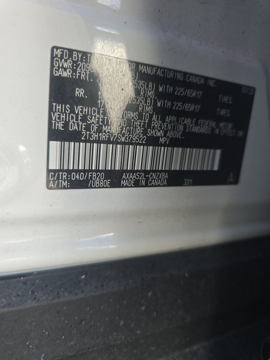 2025 Toyota RAV4 LE FWD