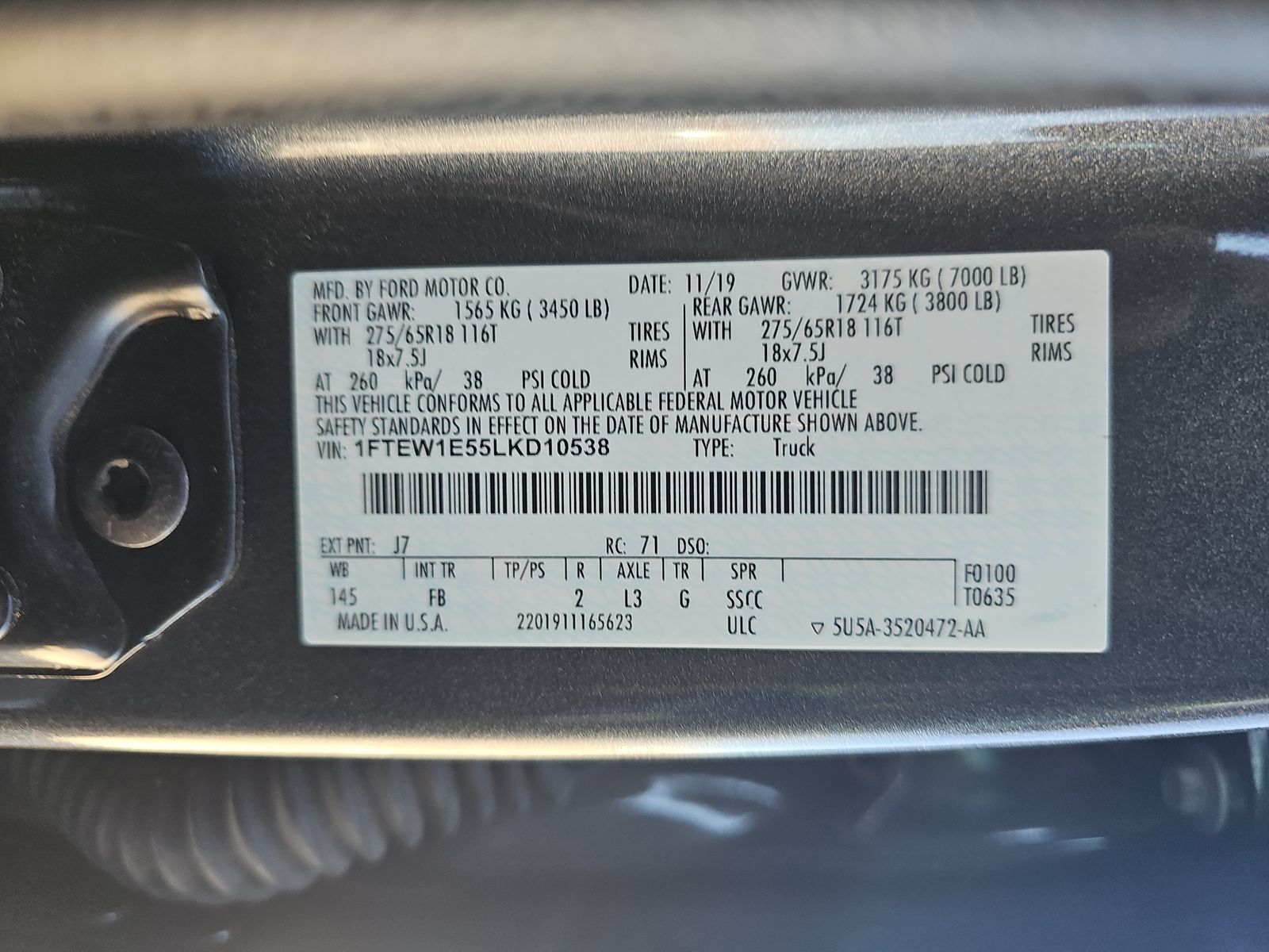 2020 Ford F-150 XLT AWD