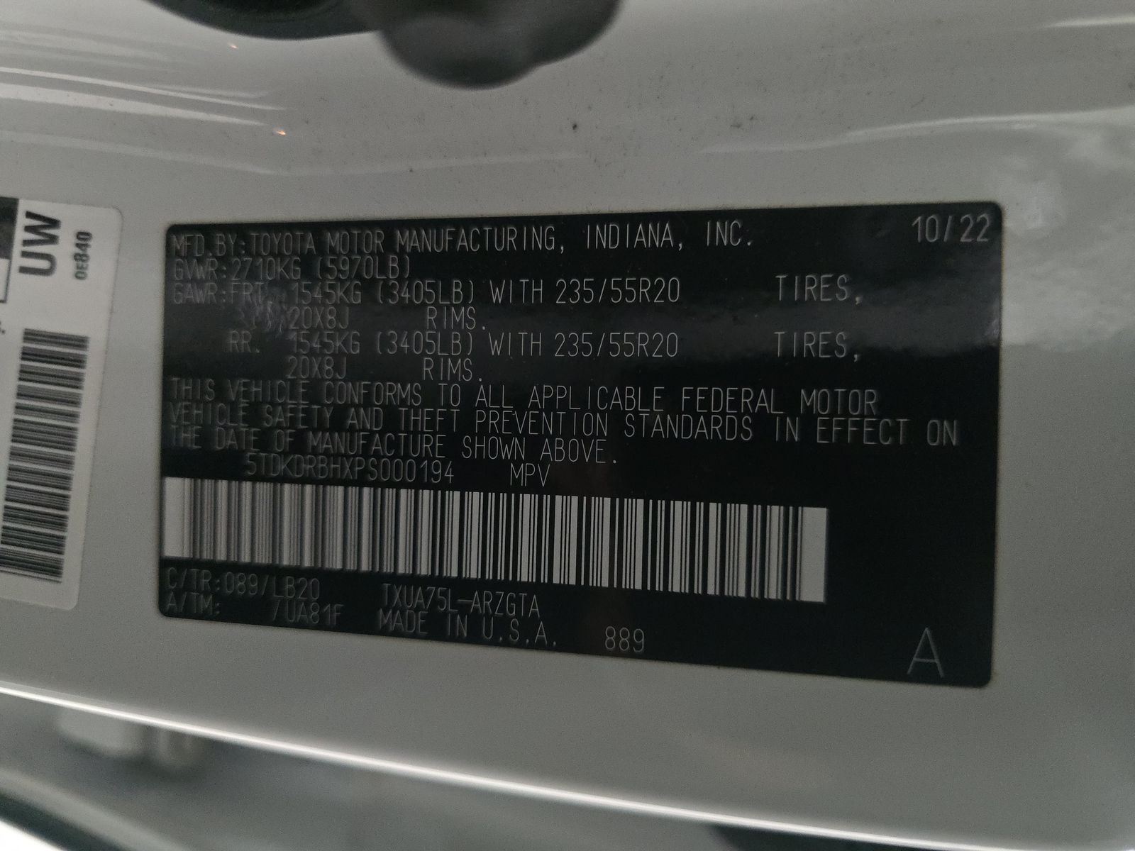 2023 Toyota Highlander Limited AWD