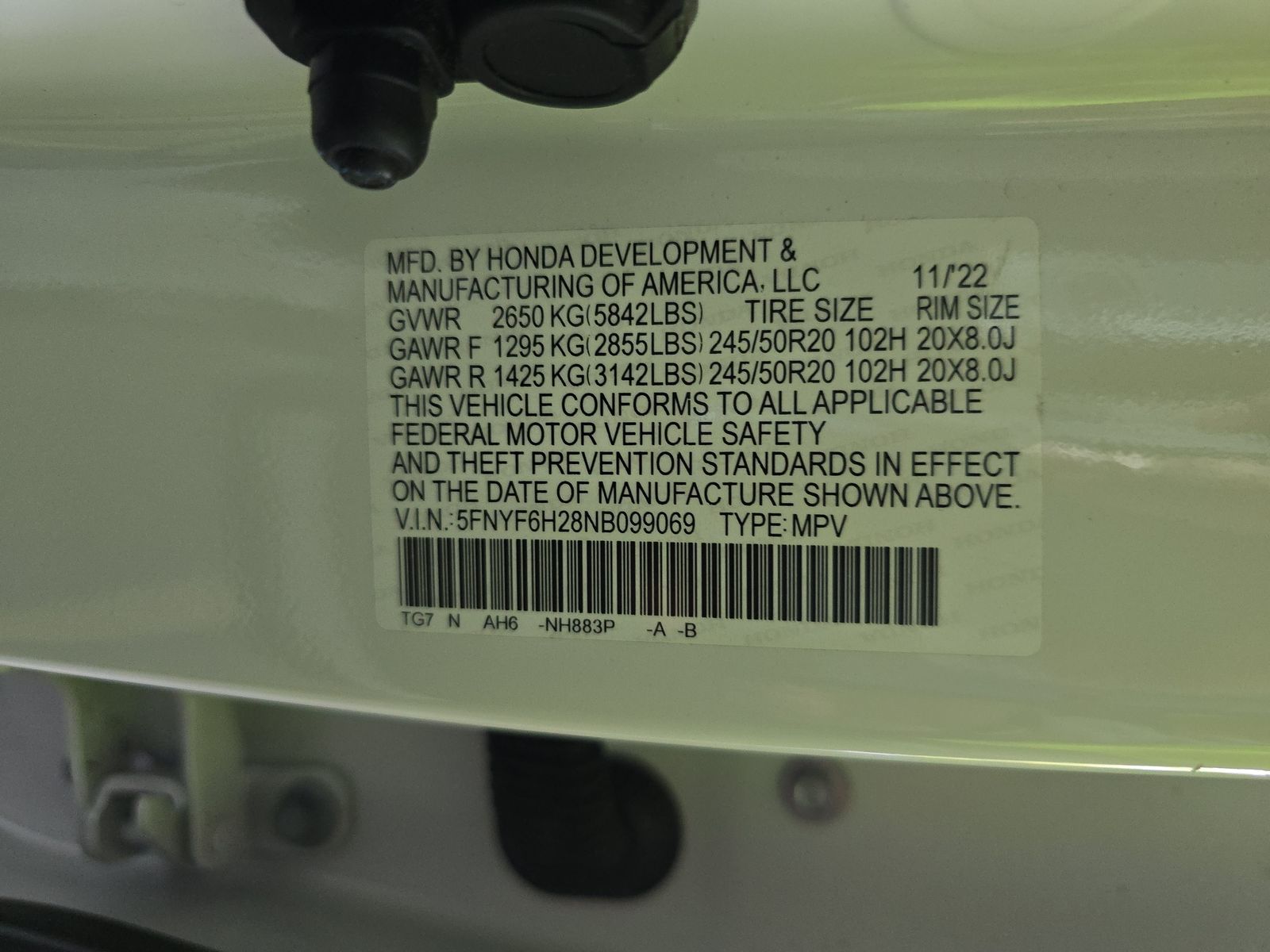 2022 Honda Pilot Special Edition AWD