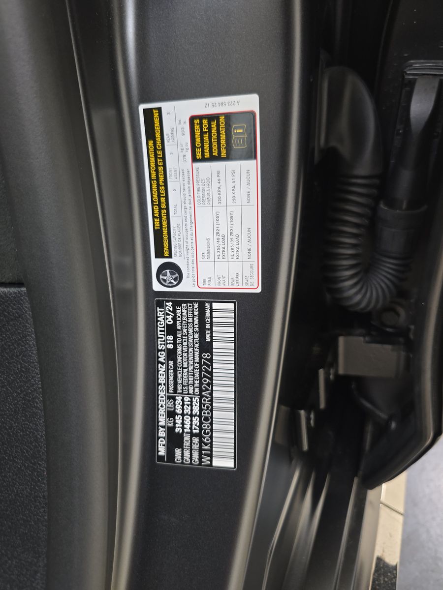 2024 Mercedes-Benz S-Class AMG S 63 E Performance AWD