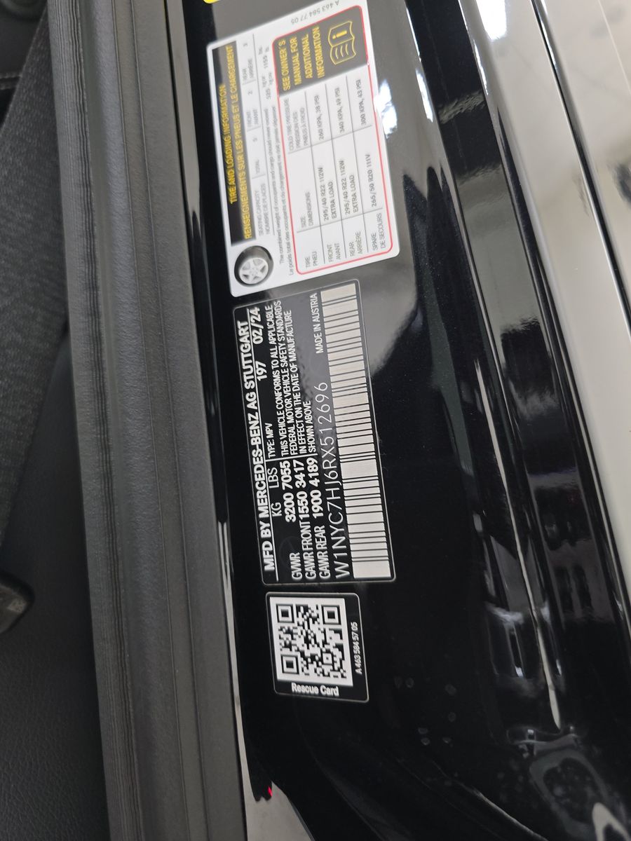 2024 Mercedes-Benz G-Class AMG G 63 AWD