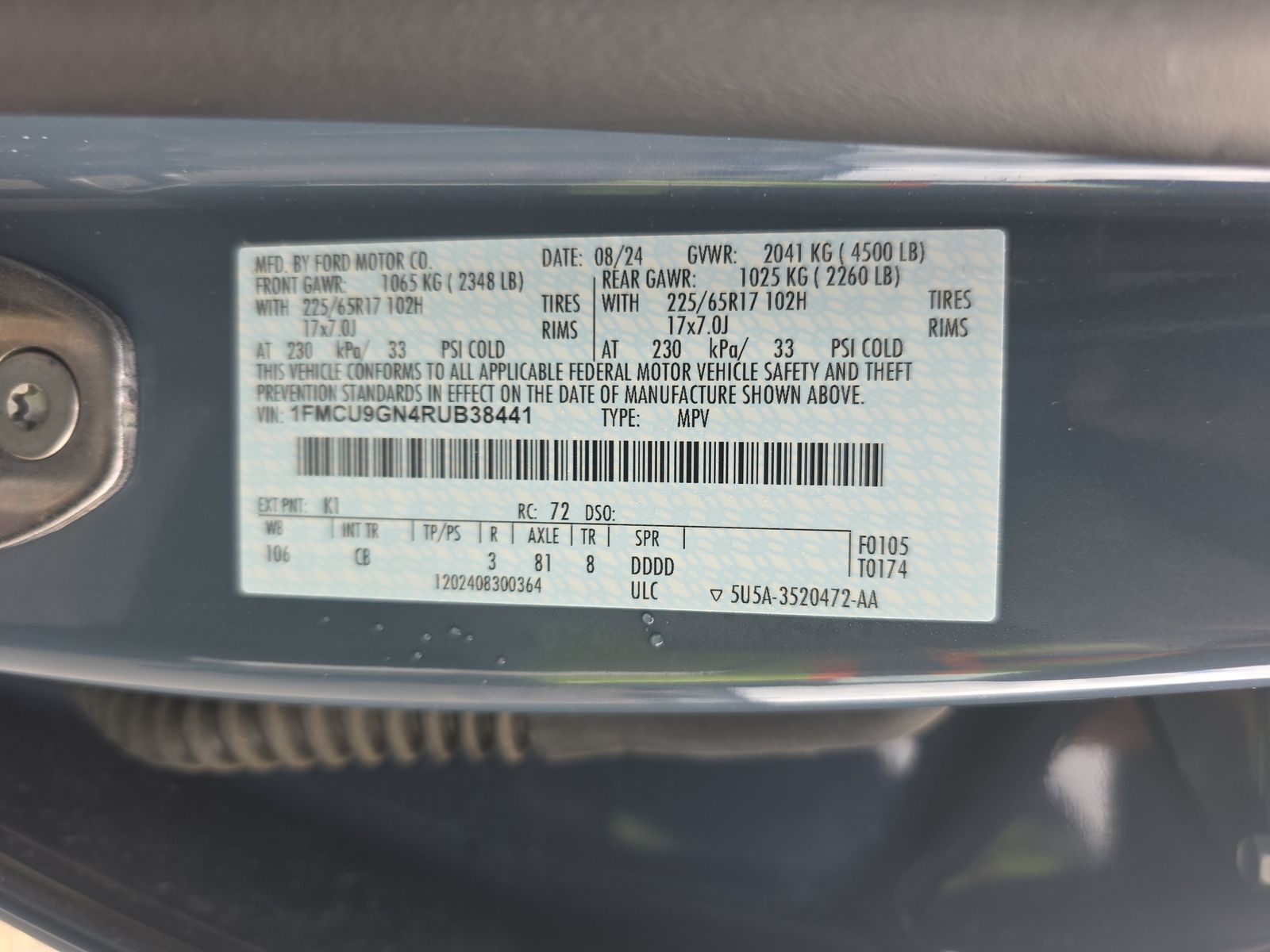 2024 Ford Escape Active AWD