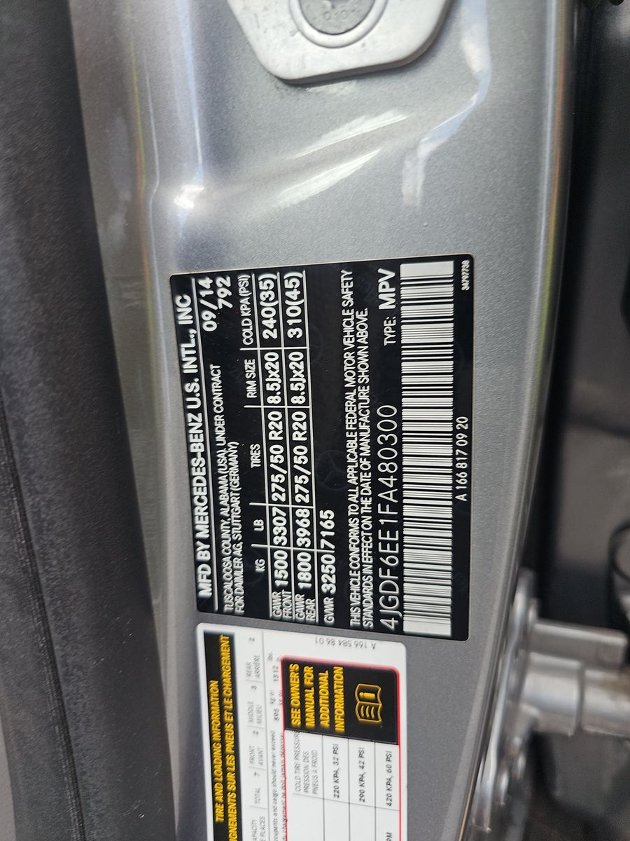 2015 Mercedes-Benz GL-Class GL 450 AWD