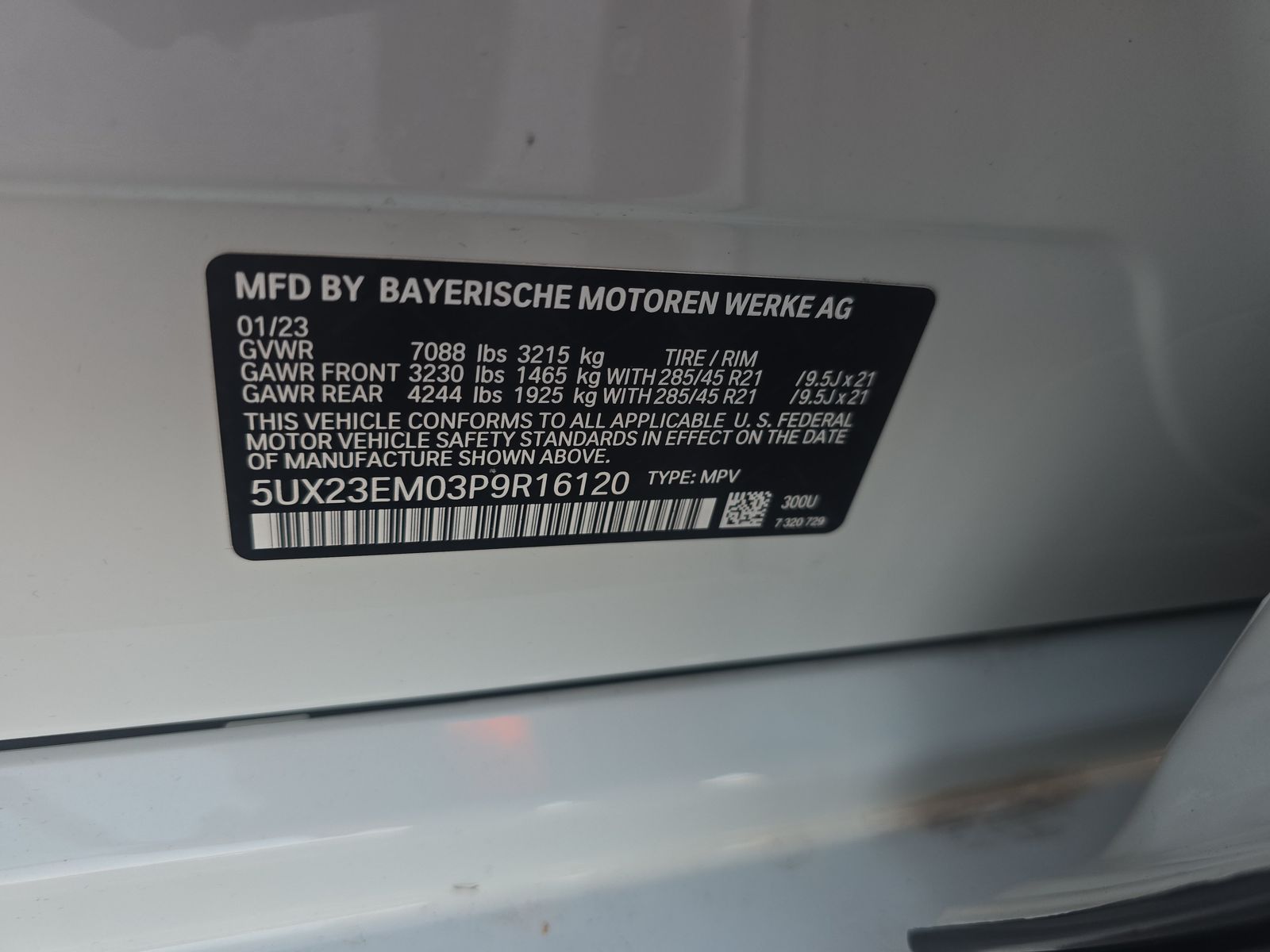 2023 BMW X7 xDrive40i AWD