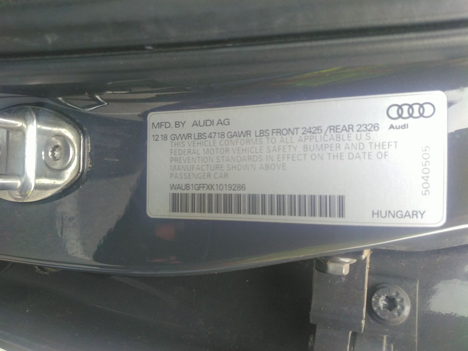 2019 Audi S3 Premium Plus AWD