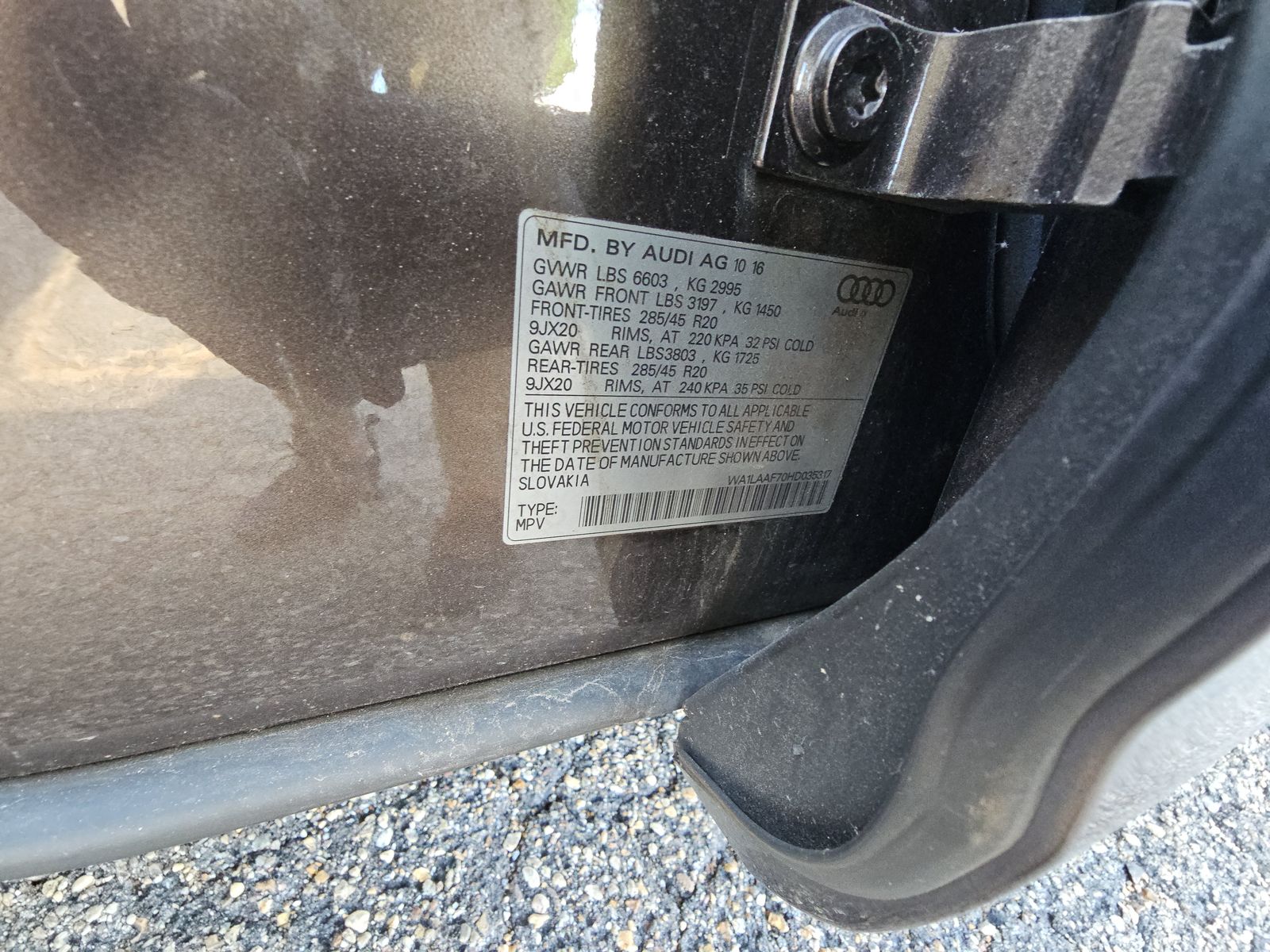 2017 Audi Q7 3.0T Premium Plus AWD