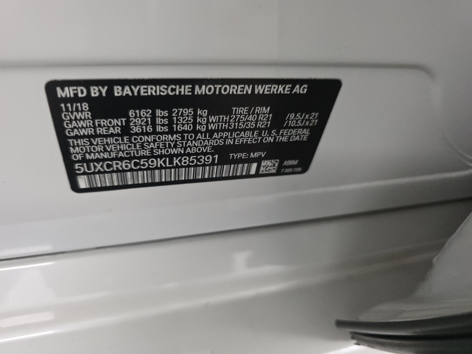 2019 BMW X5 xDrive40i AWD