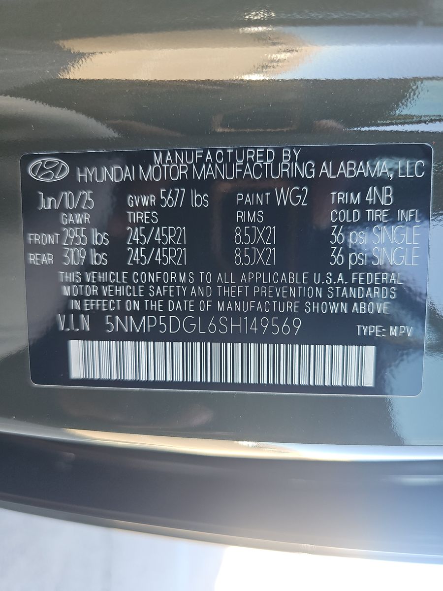 2025 Hyundai Santa Fe Calligraphy AWD