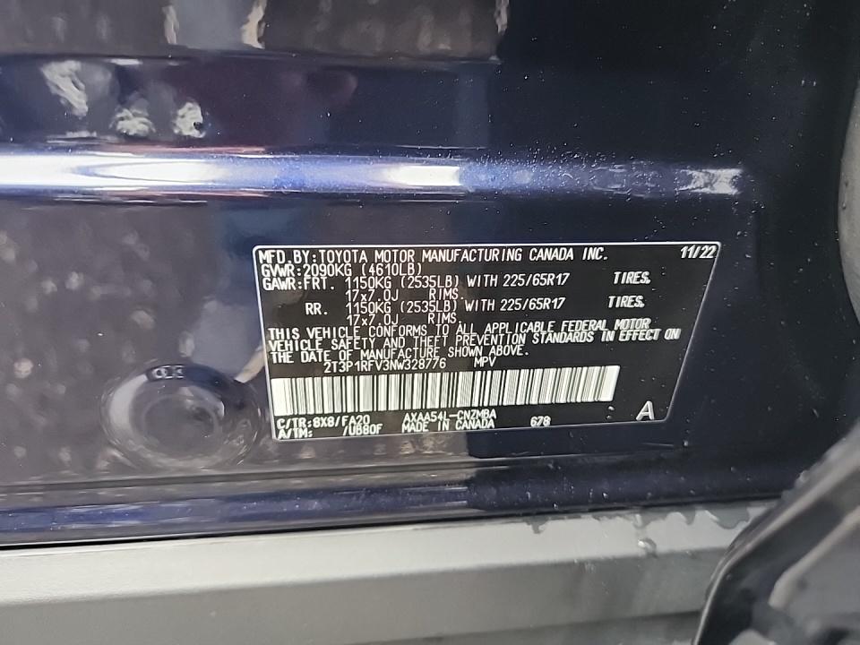 2022 Toyota RAV4 XLE AWD