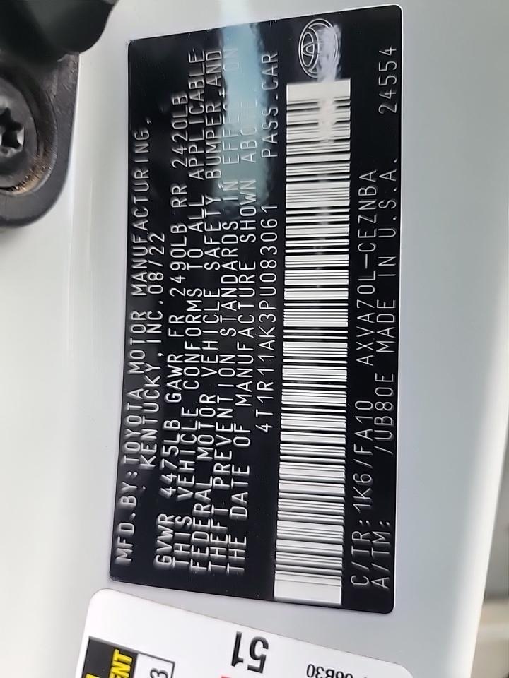 2023 Toyota Camry LE FWD