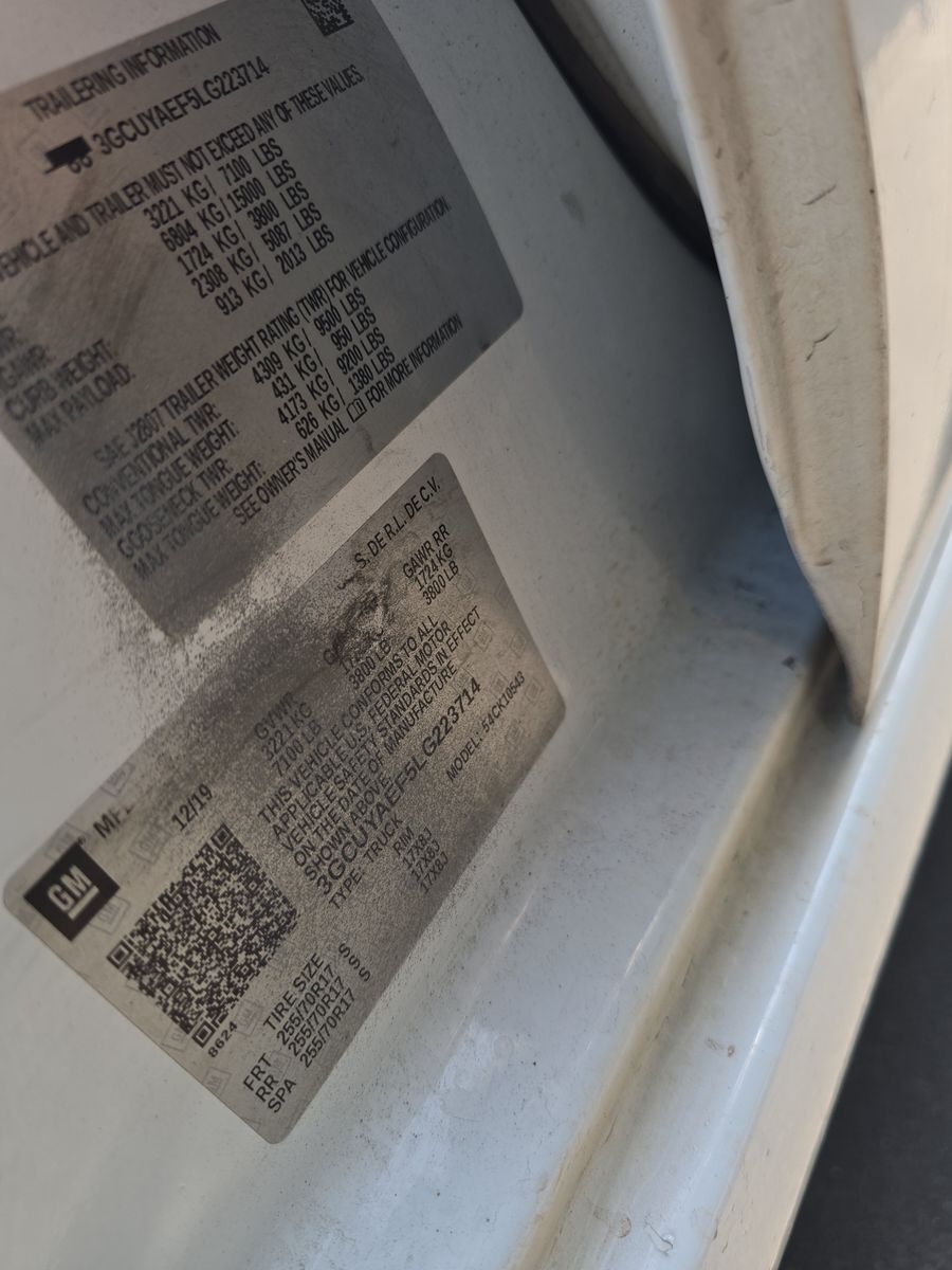 2020 Chevrolet Silverado 1500 Work Truck AWD