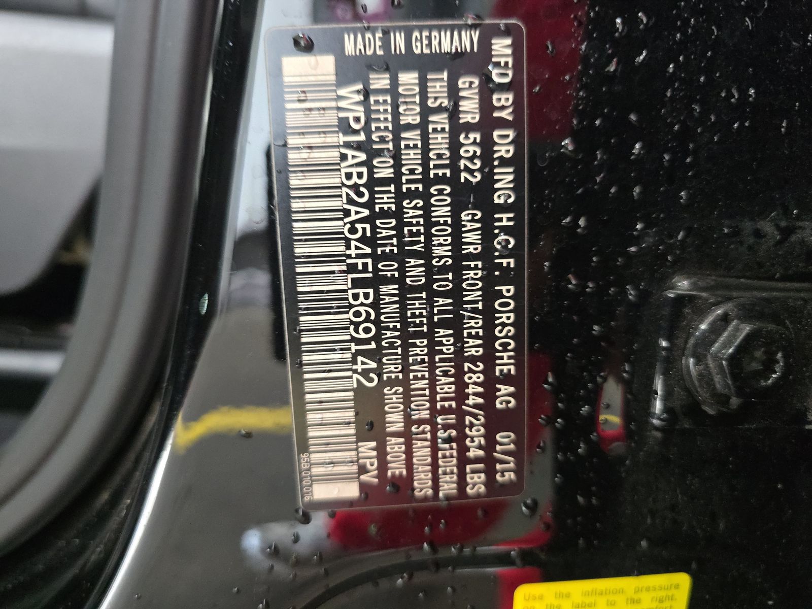 2015 Porsche Macan S AWD