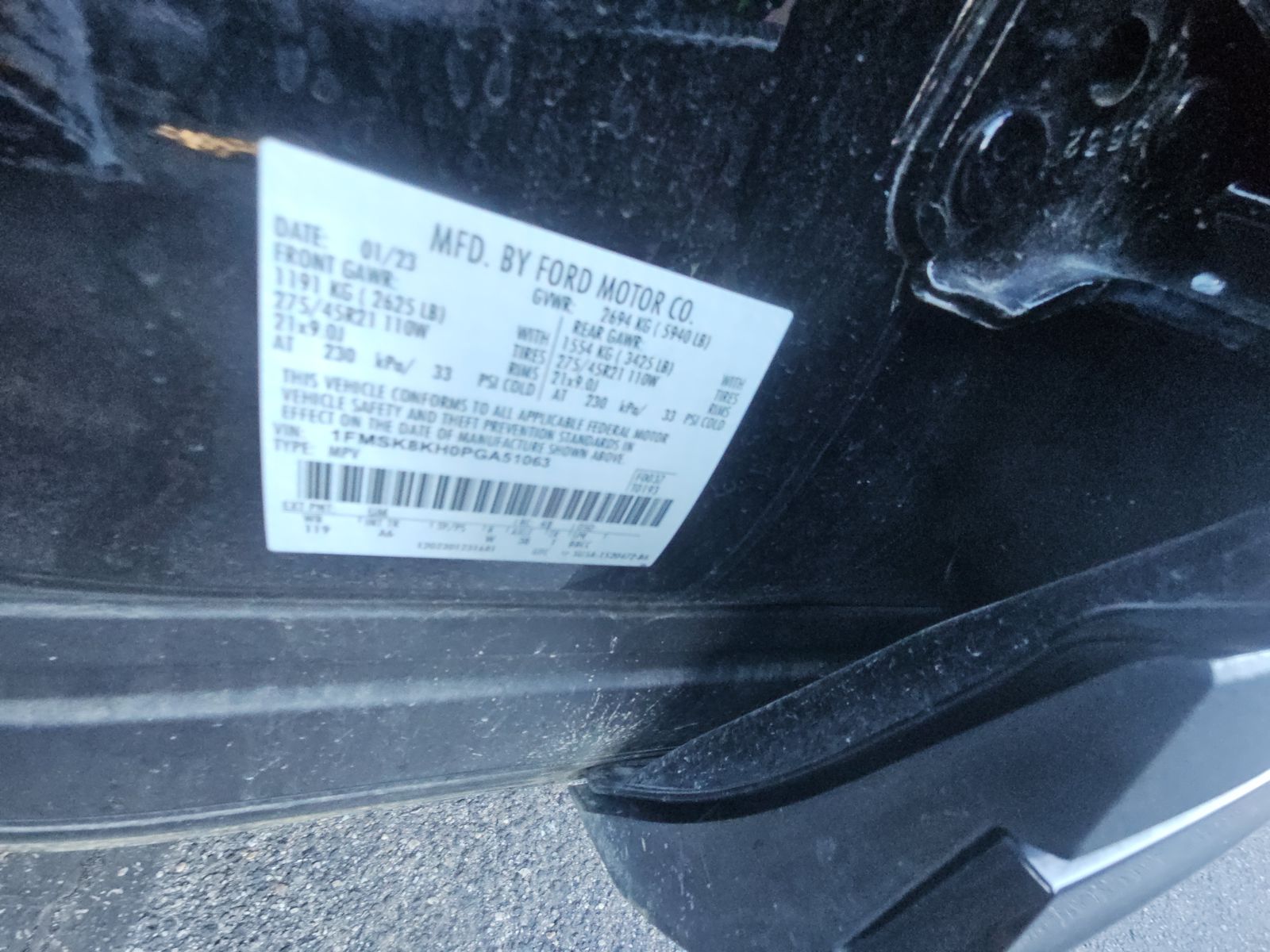 2023 Ford Explorer ST-Line AWD