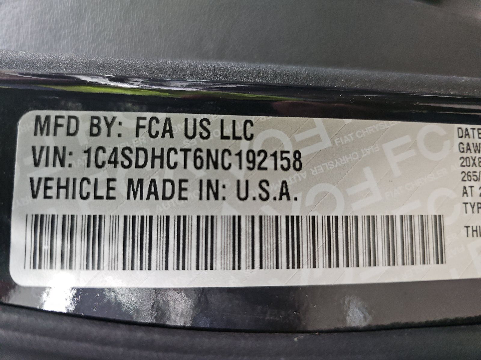 2022 Dodge Durango R/T Plus RWD