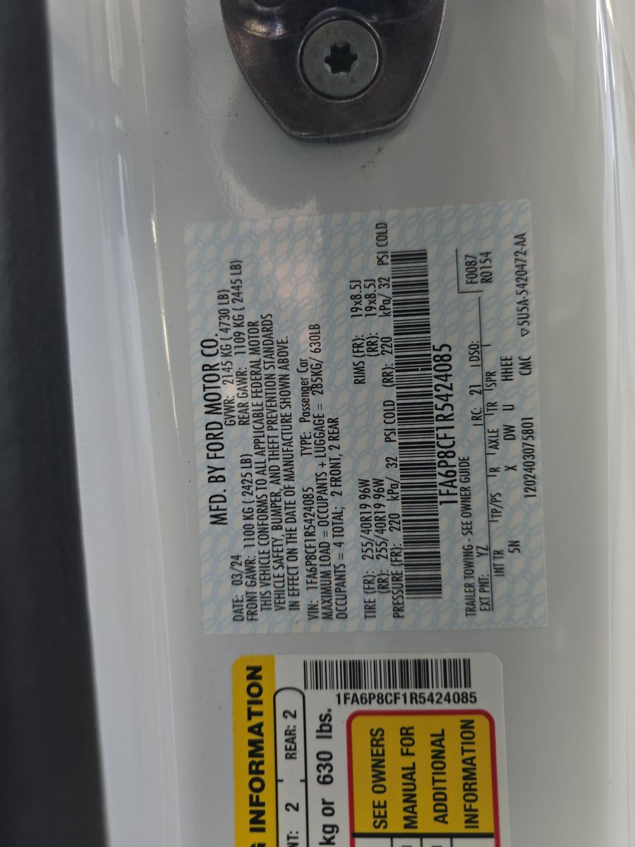 2024 Ford Mustang GT Premium RWD