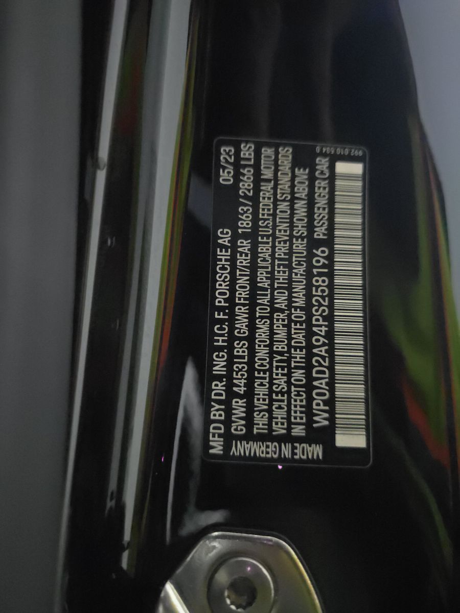 2023 Porsche 911 Turbo S AWD