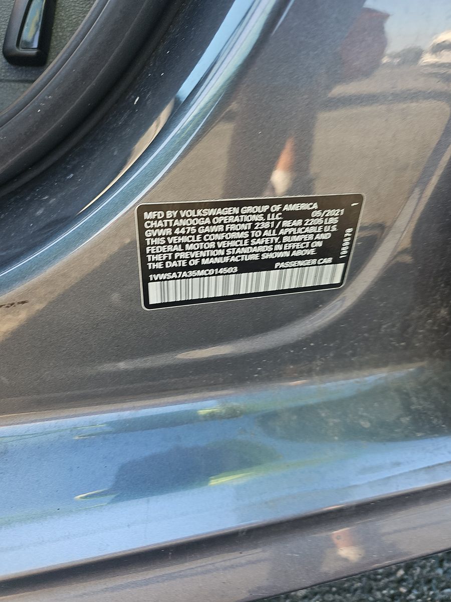 2021 Volkswagen Passat 2.0T SE FWD