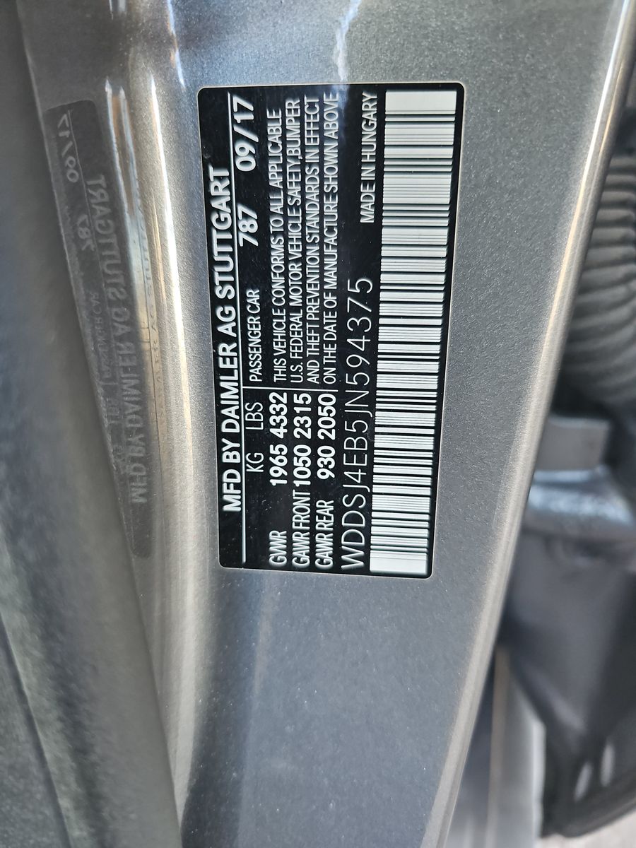 2018 Mercedes-Benz CLA CLA 250 FWD