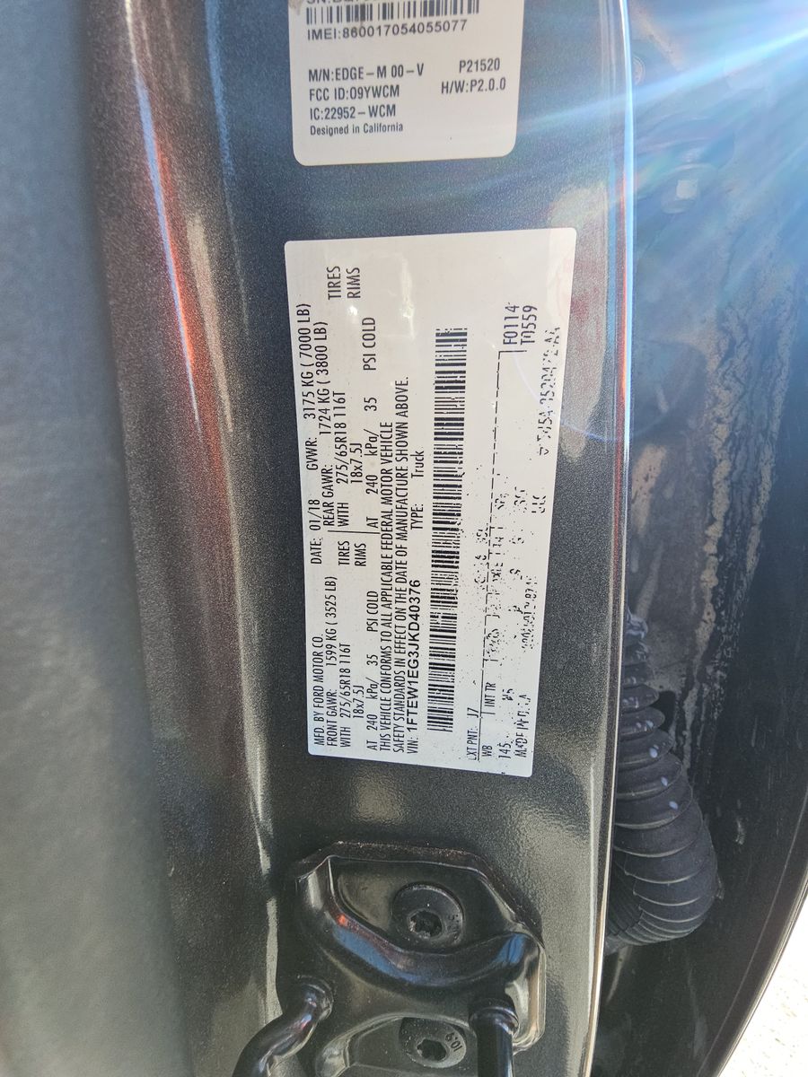 2018 Ford F-150 Lariat AWD