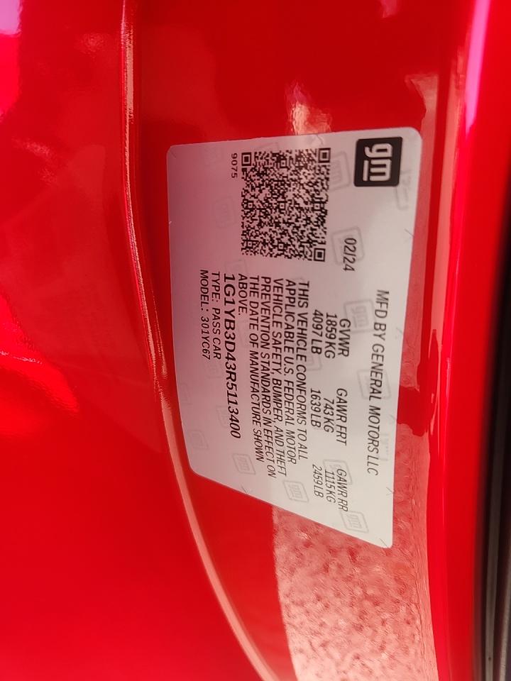 2024 Chevrolet Corvette Stingray RWD