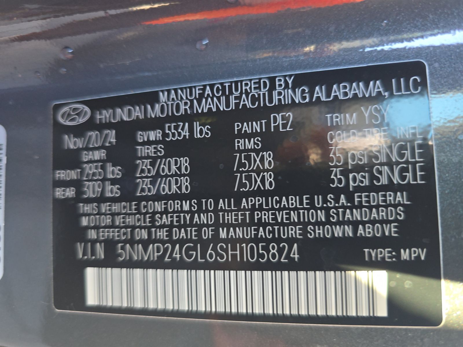 2025 Hyundai Santa Fe SEL FWD