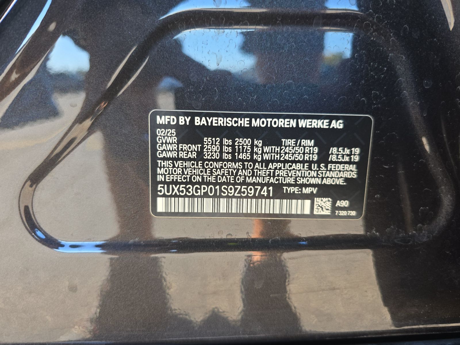 2025 BMW X3 xDrive30i AWD