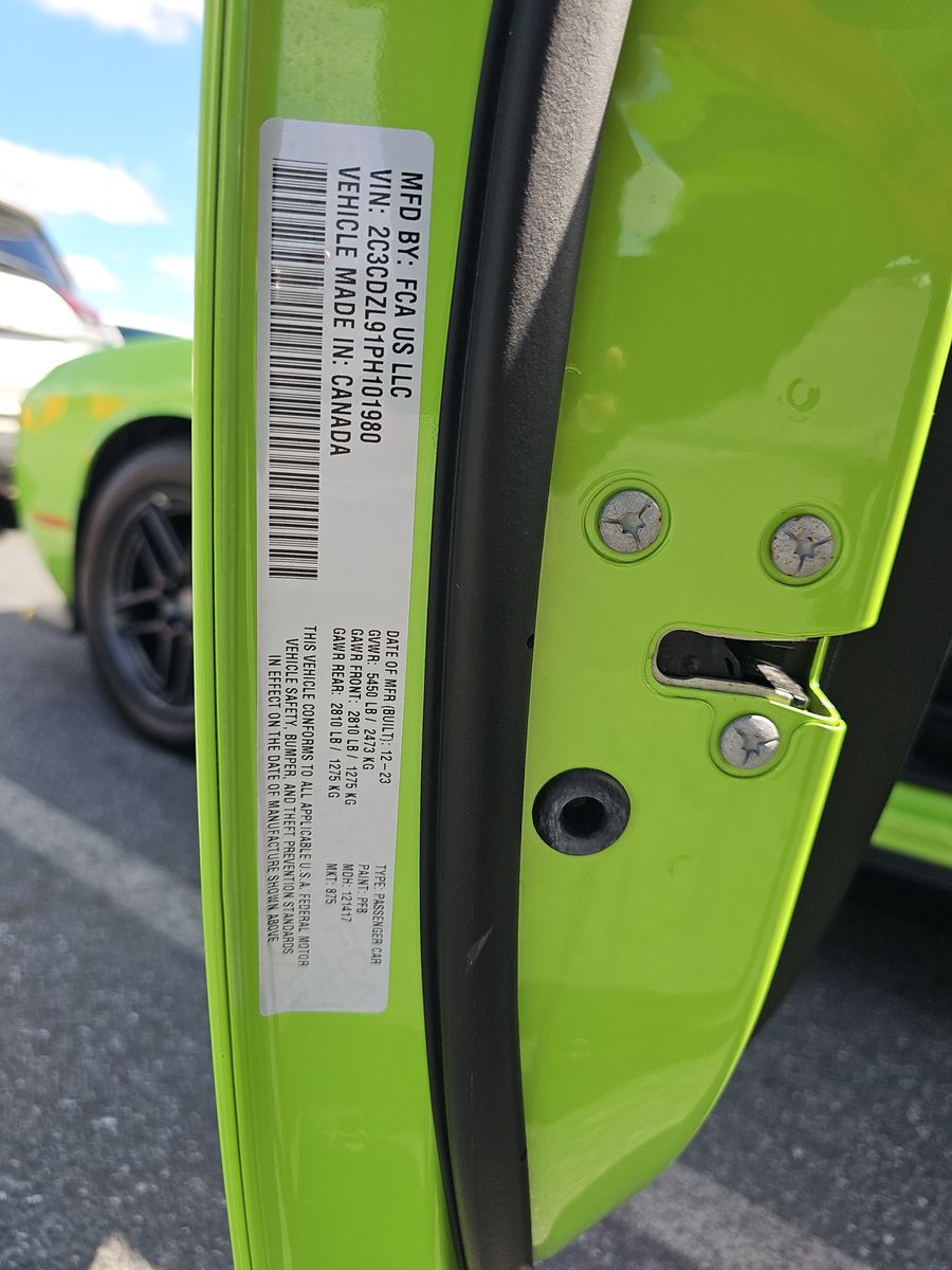 2023 Dodge Challenger SRT Hellcat Redeye Widebody RWD