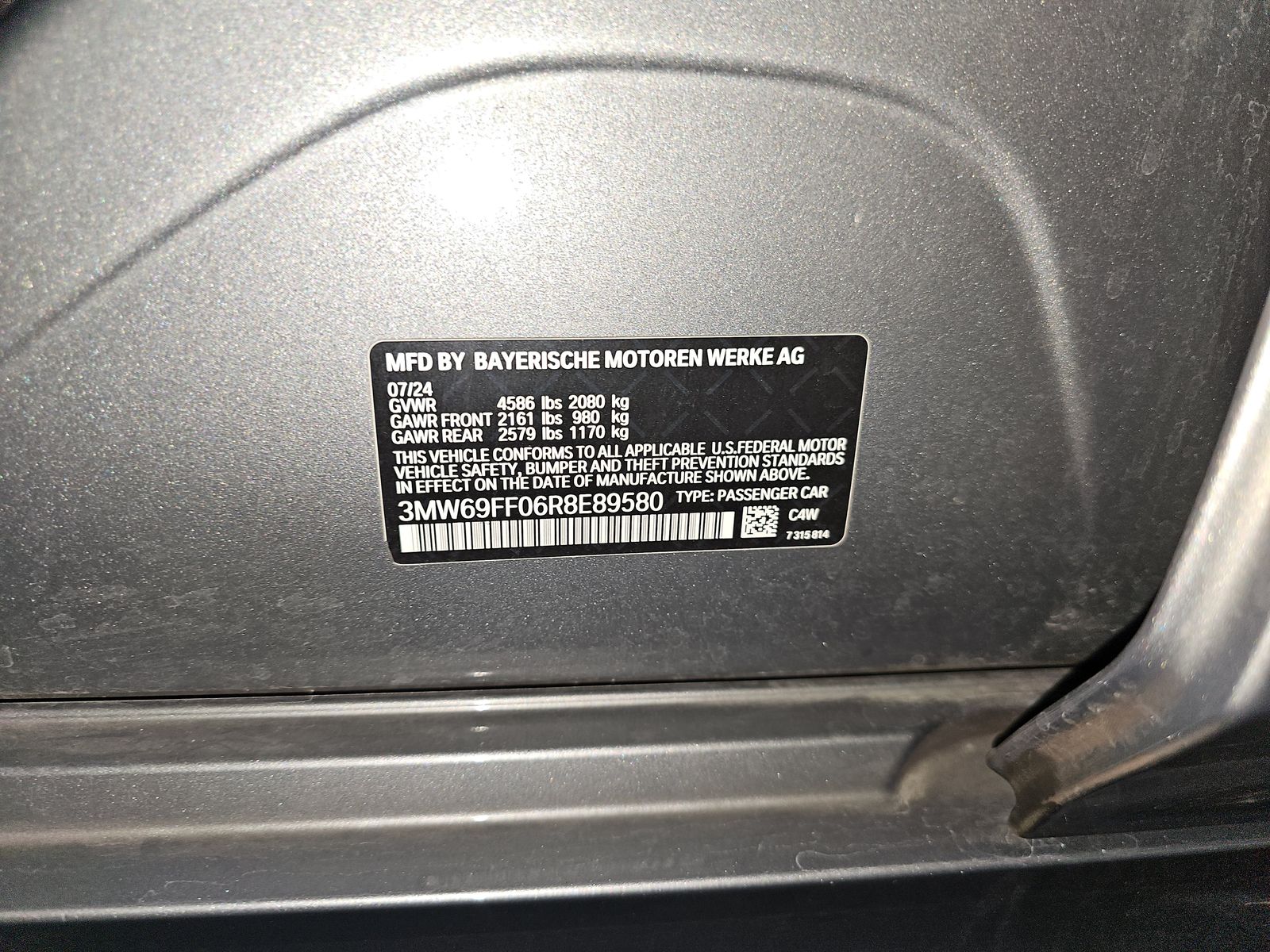 2024 BMW 3 Series 330i RWD