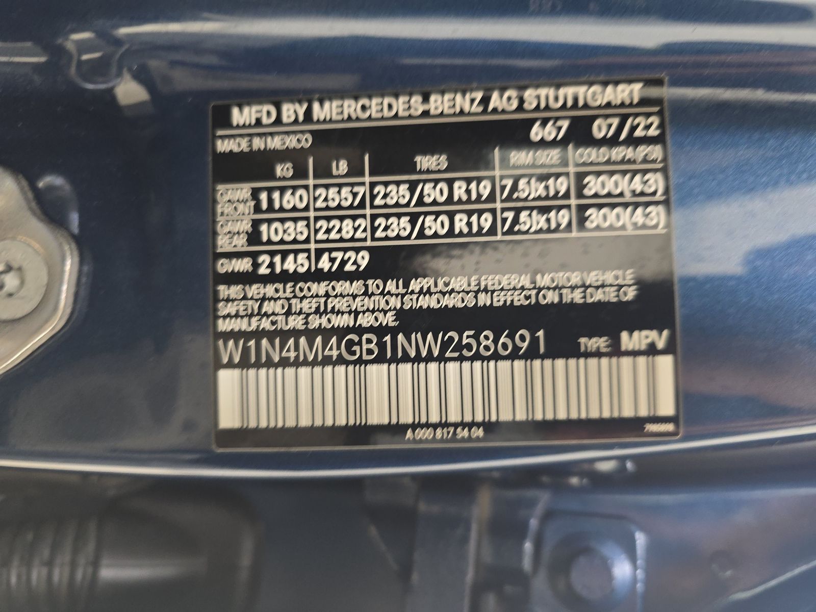 2022 Mercedes-Benz GLB GLB 250 FWD