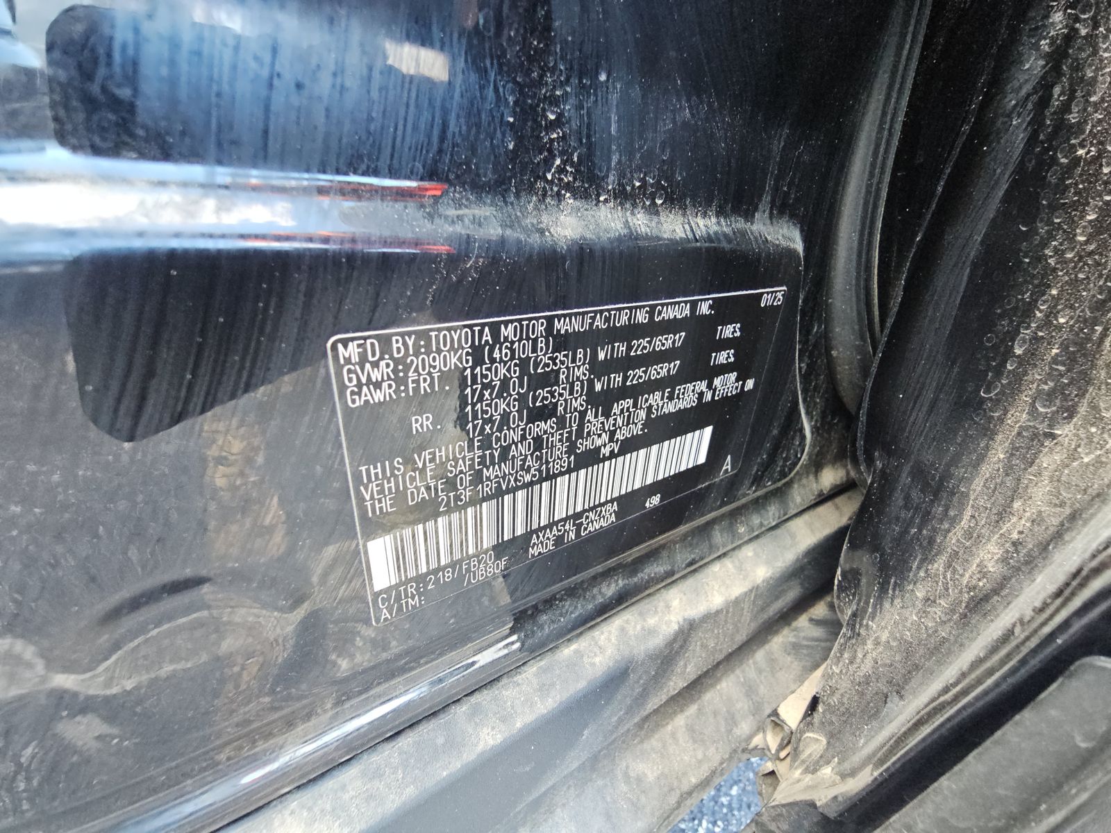 2025 Toyota RAV4 LE AWD