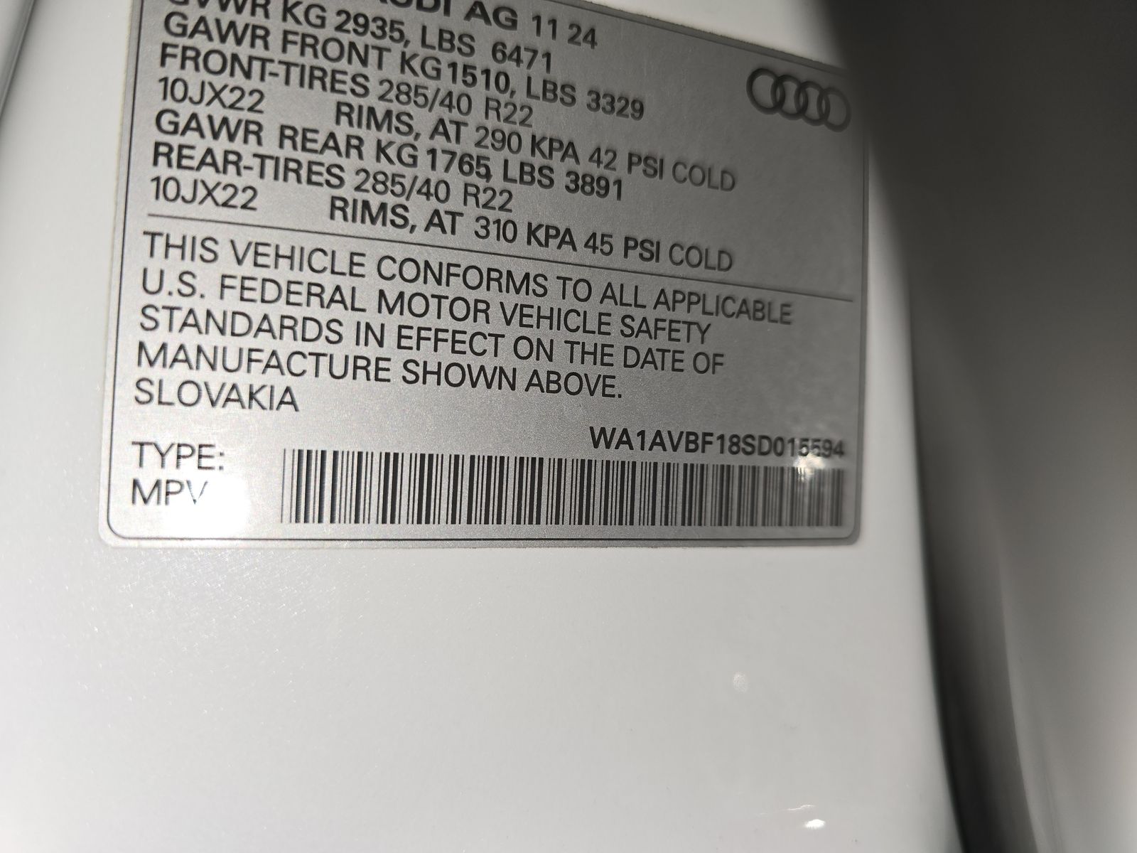 2025 Audi Q8 Premium AWD