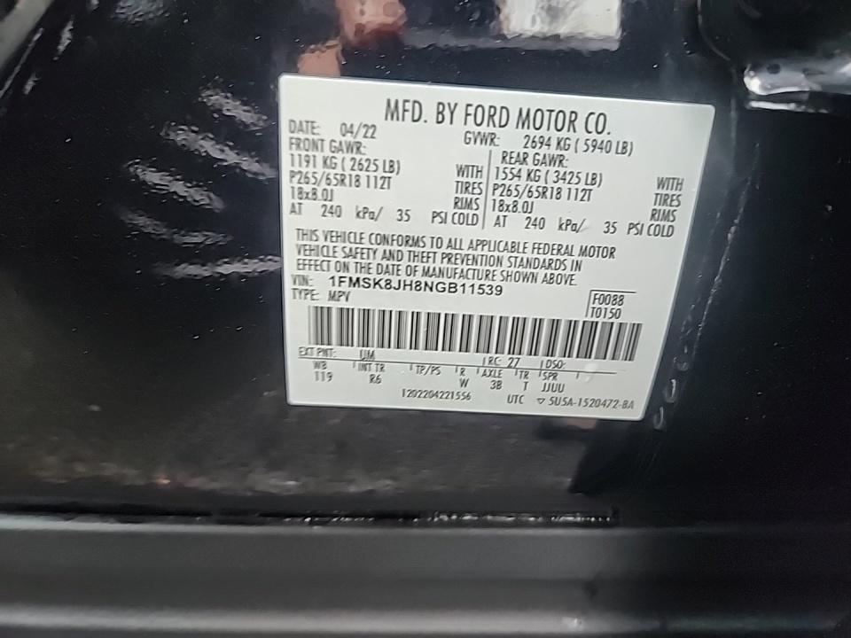 2022 Ford Explorer Timberline AWD