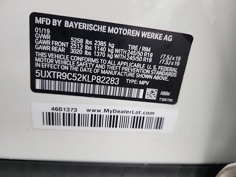 2019 BMW X3 xDrive30i AWD