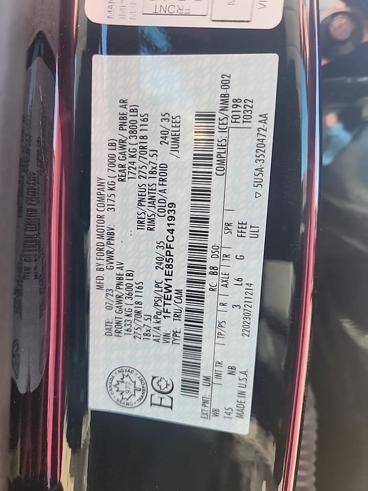 2023 Ford F-150 Tremor AWD