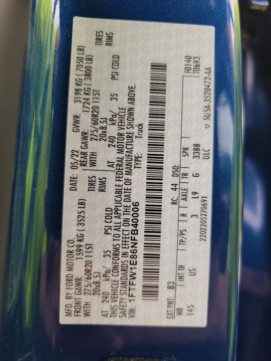 2022 Ford F-150 XLT AWD