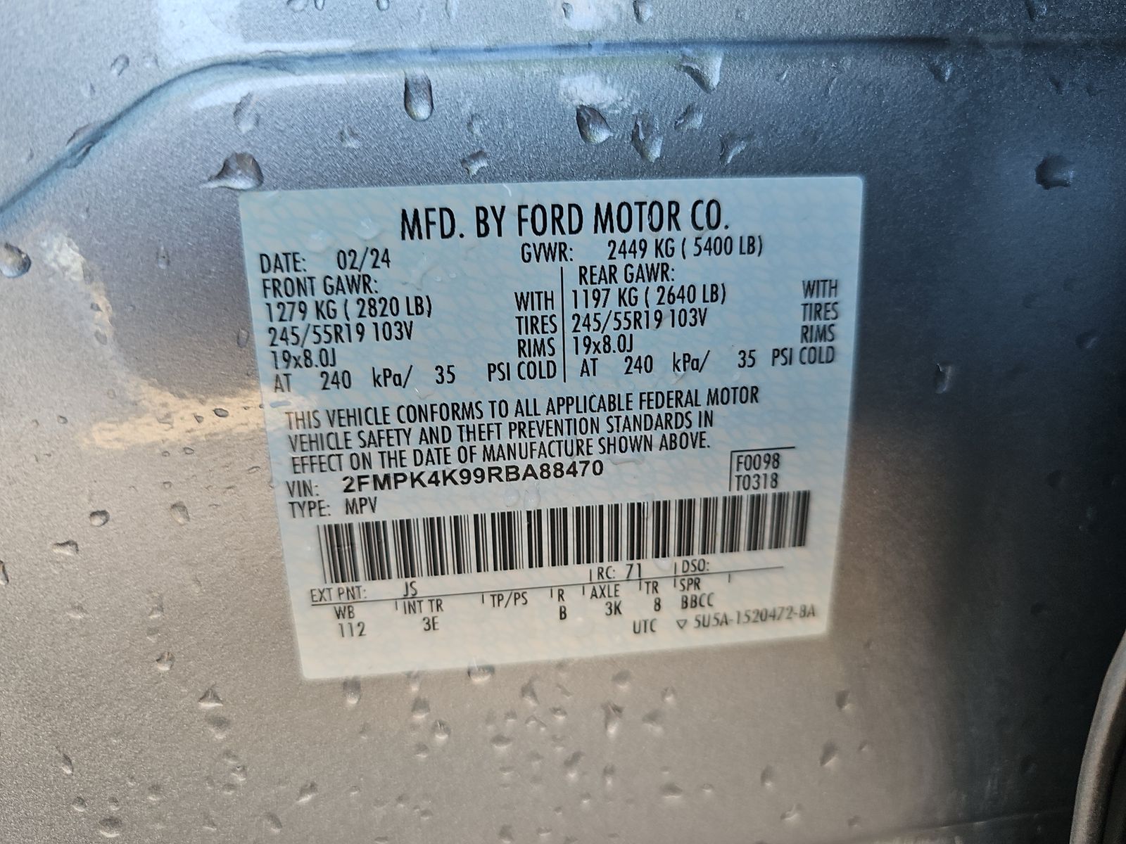 2024 Ford Edge Titanium AWD