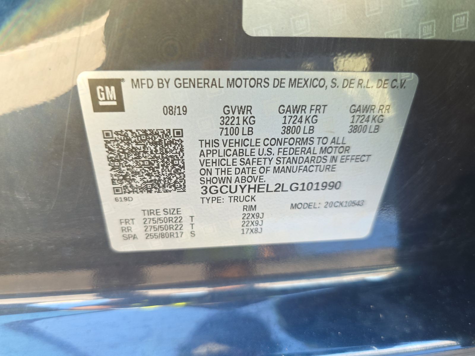 2020 Chevrolet Silverado 1500 High Country AWD