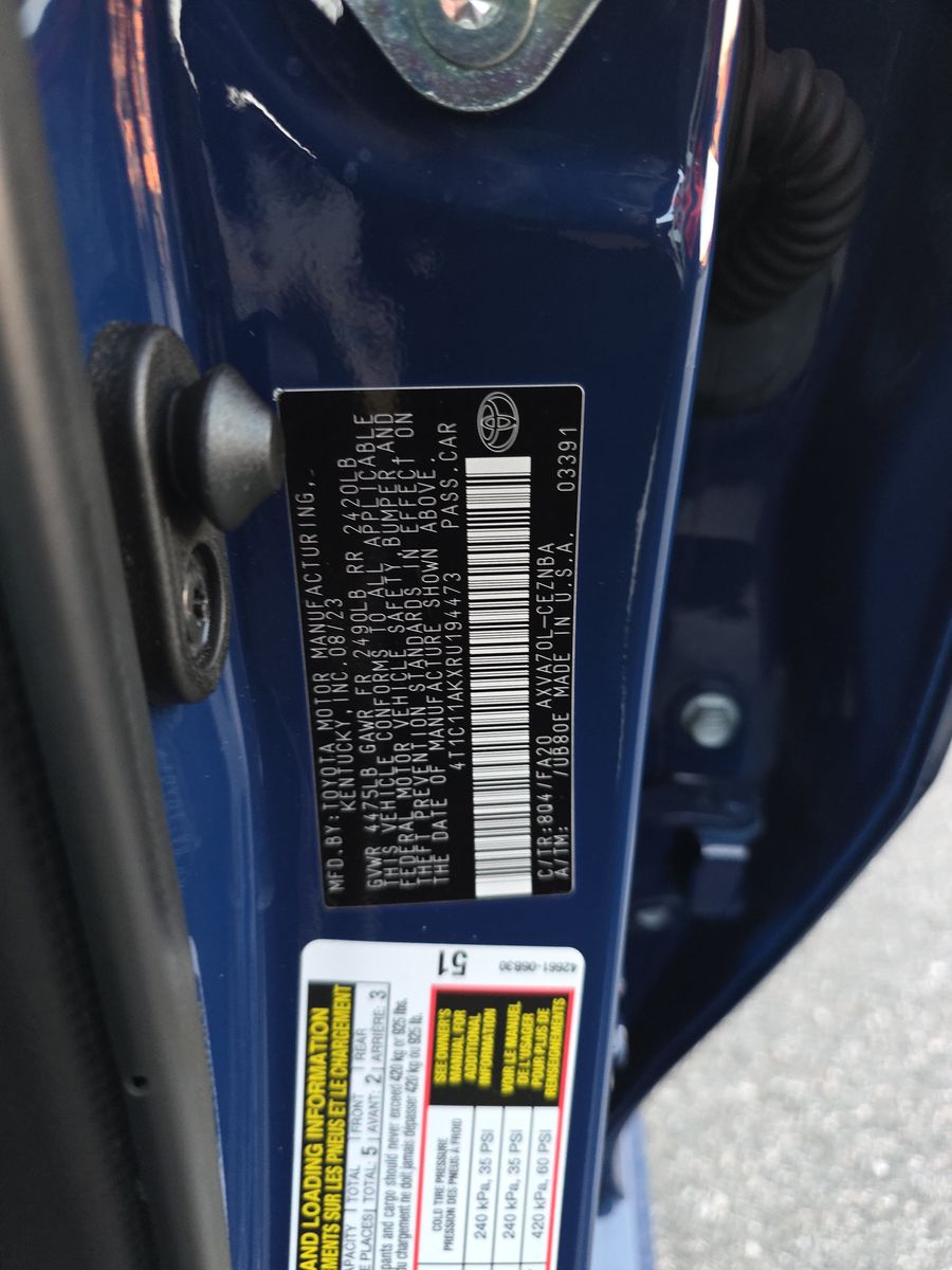 2024 Toyota Camry LE FWD