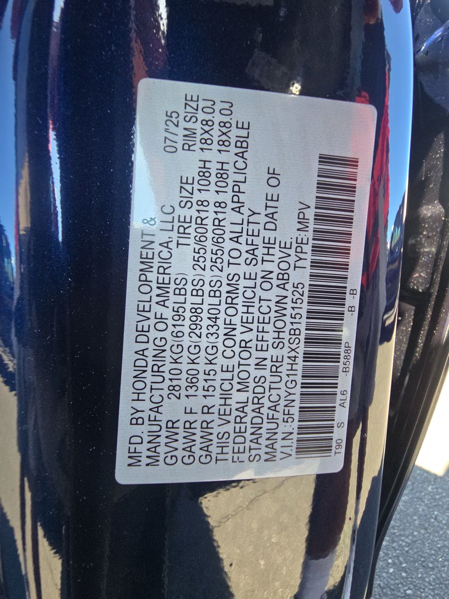 2025 Honda Pilot EX-L AWD