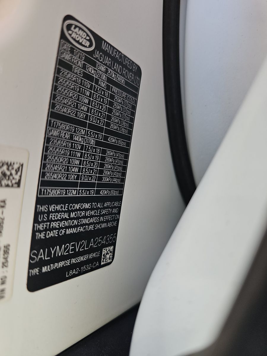 2020 Land Rover Range Rover Velar R-Dynamic HSE AWD