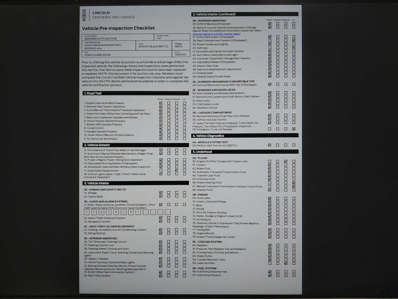 2024 Lincoln Navigator L Reserve AWD