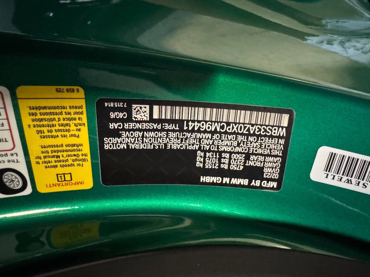 2023 BMW M4 Competition RWD