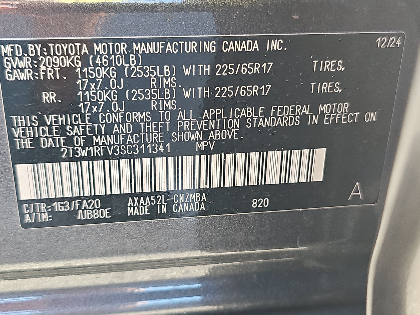 2025 Toyota RAV4 XLE FWD