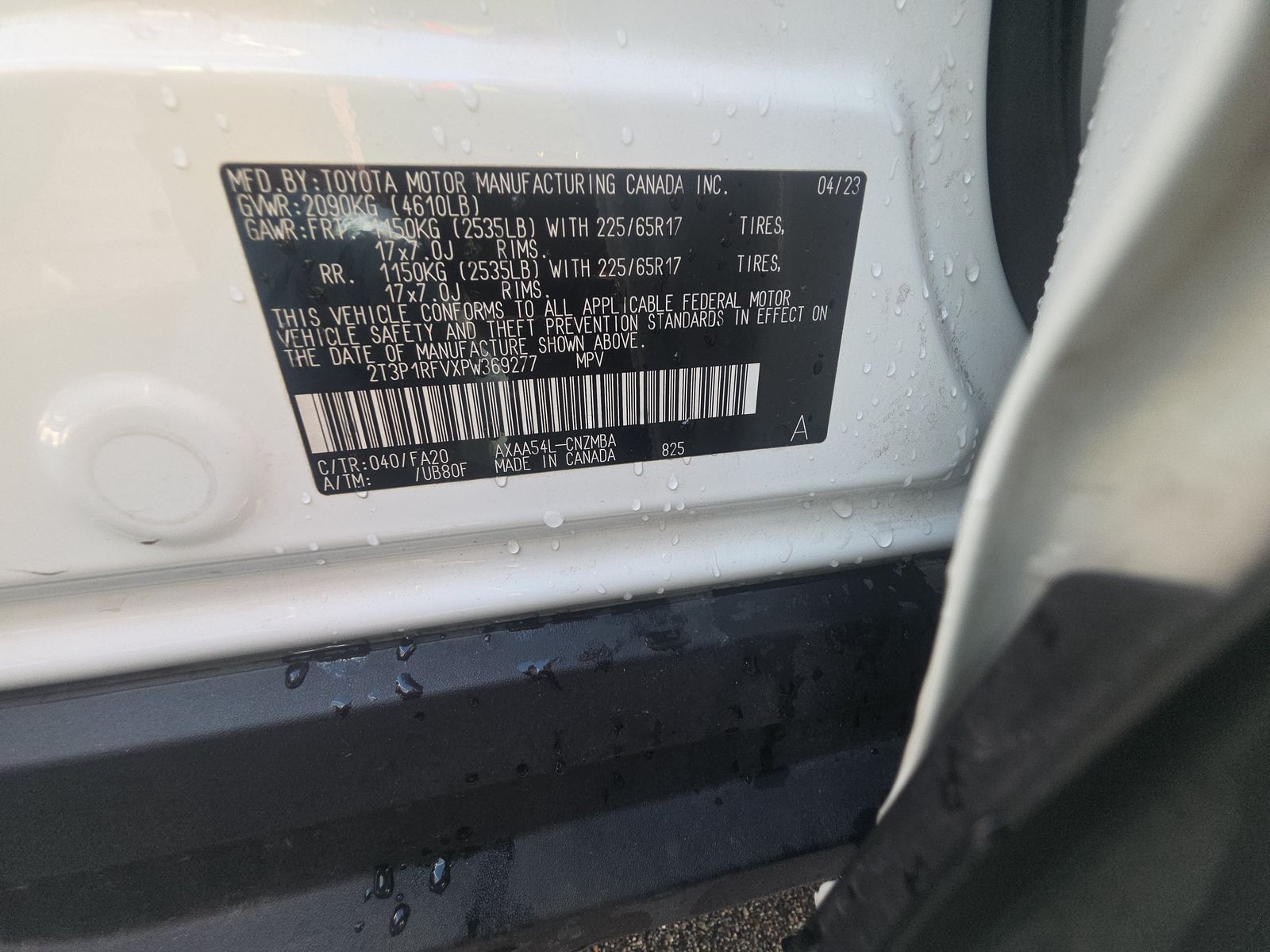 2023 Toyota RAV4 XLE AWD