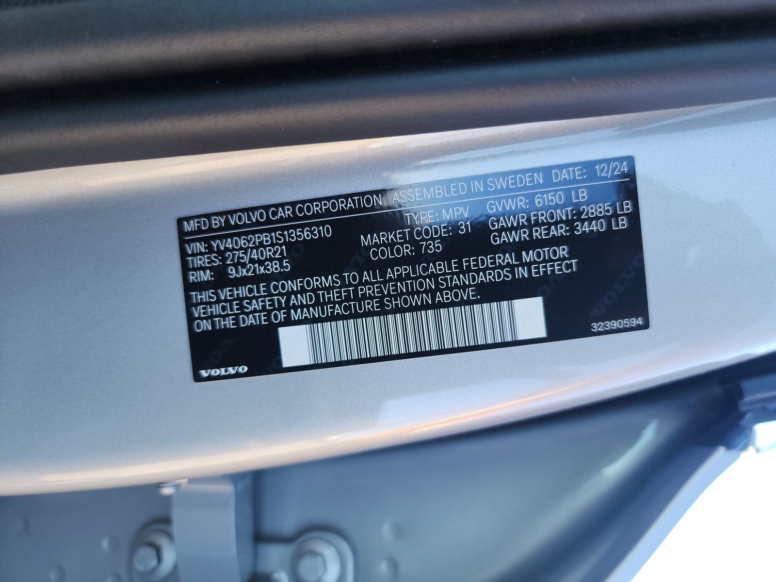 2025 Volvo XC90 B6 Plus AWD